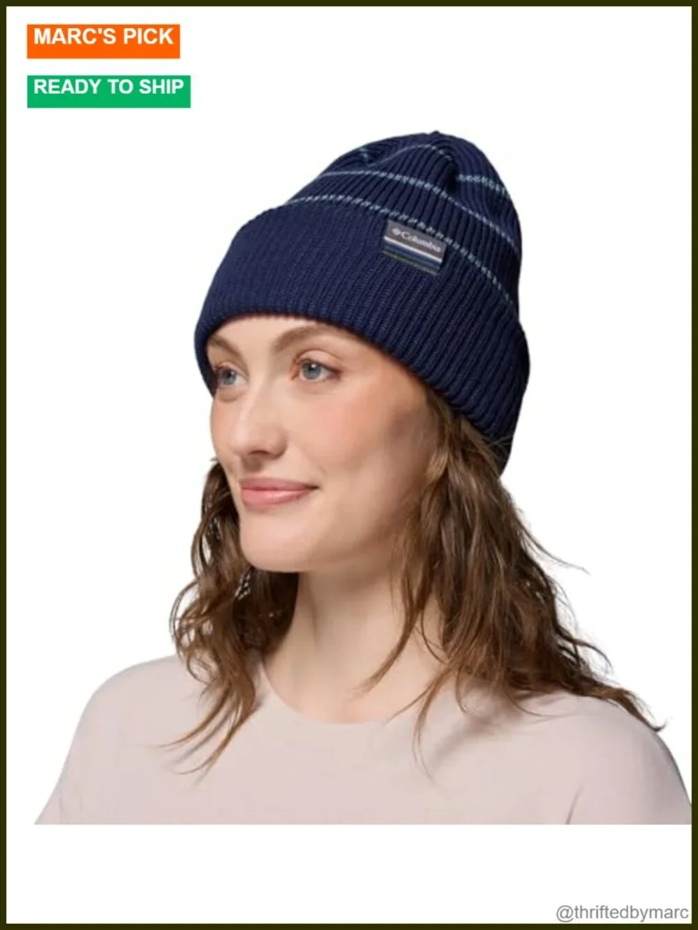 Recycled Polyester Beanie Hat Cuffed Winter Hat